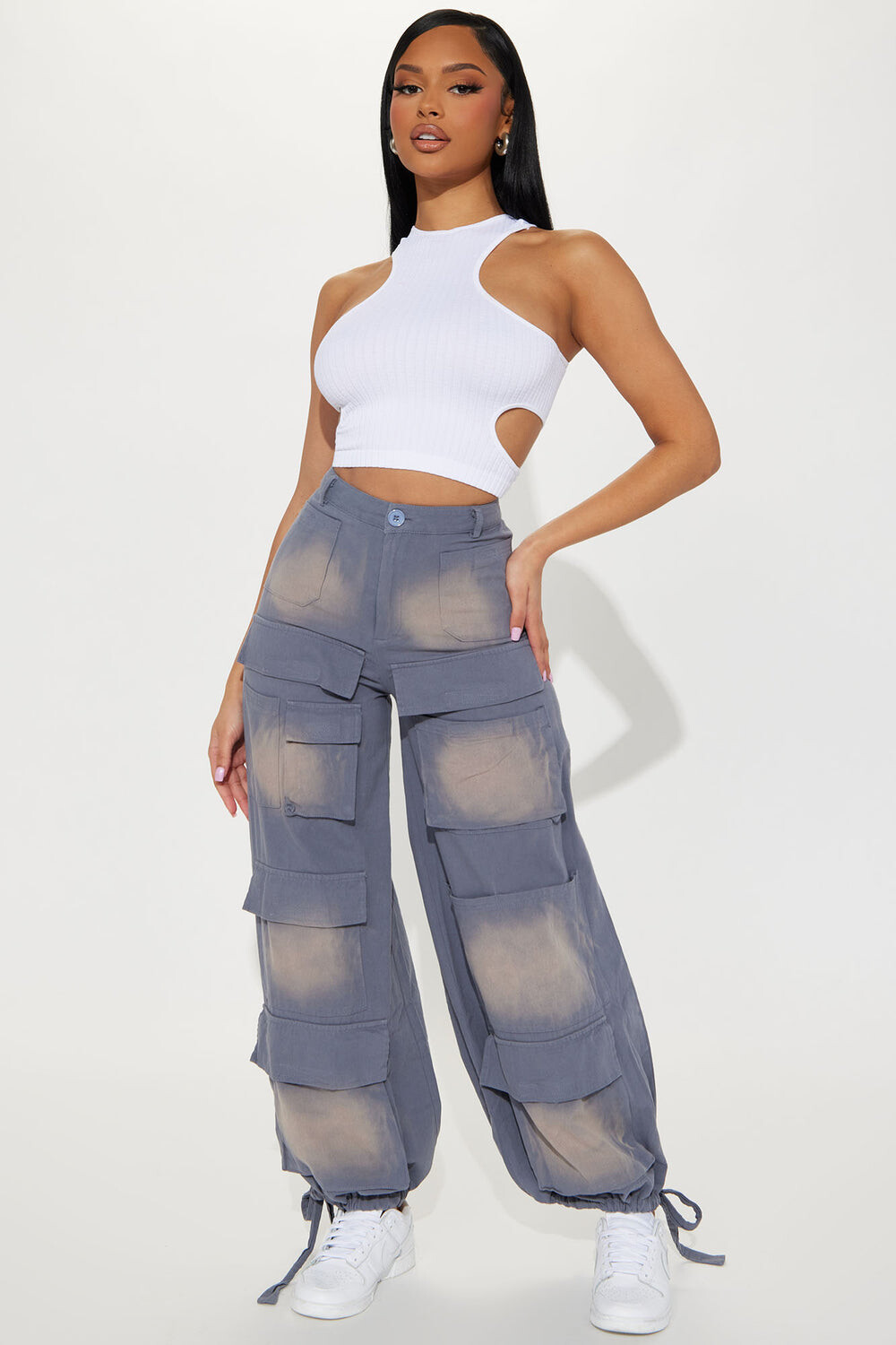 

Брюки карго Fashion Nova P16102CPD, серый