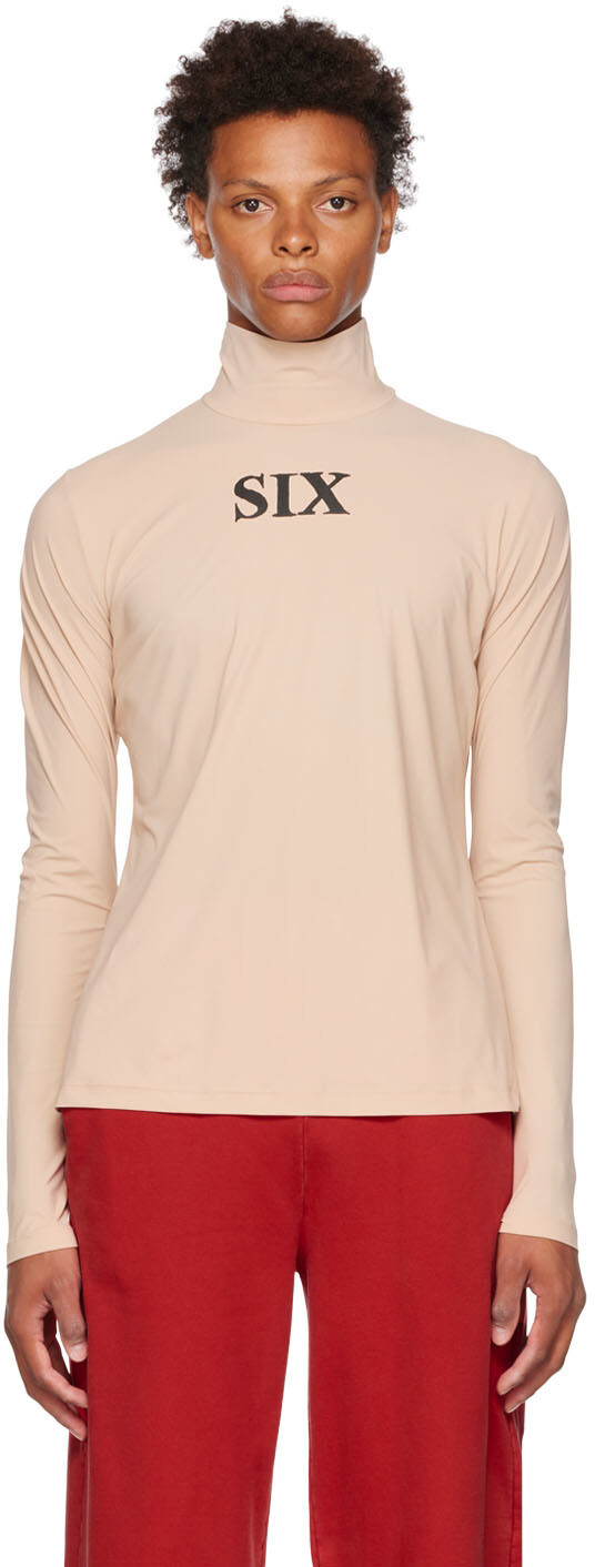 

Бежевая водолазка \Six\"" MM6 Maison Margiela