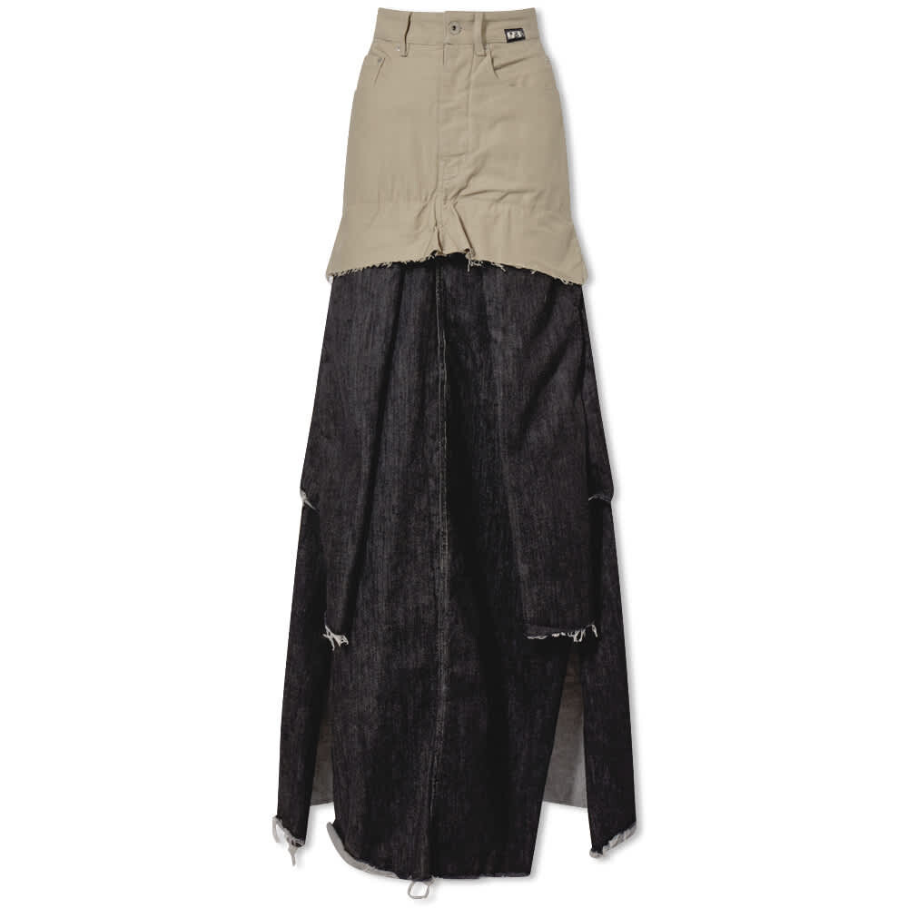 

Юбка макси складного кроя Rick Owens