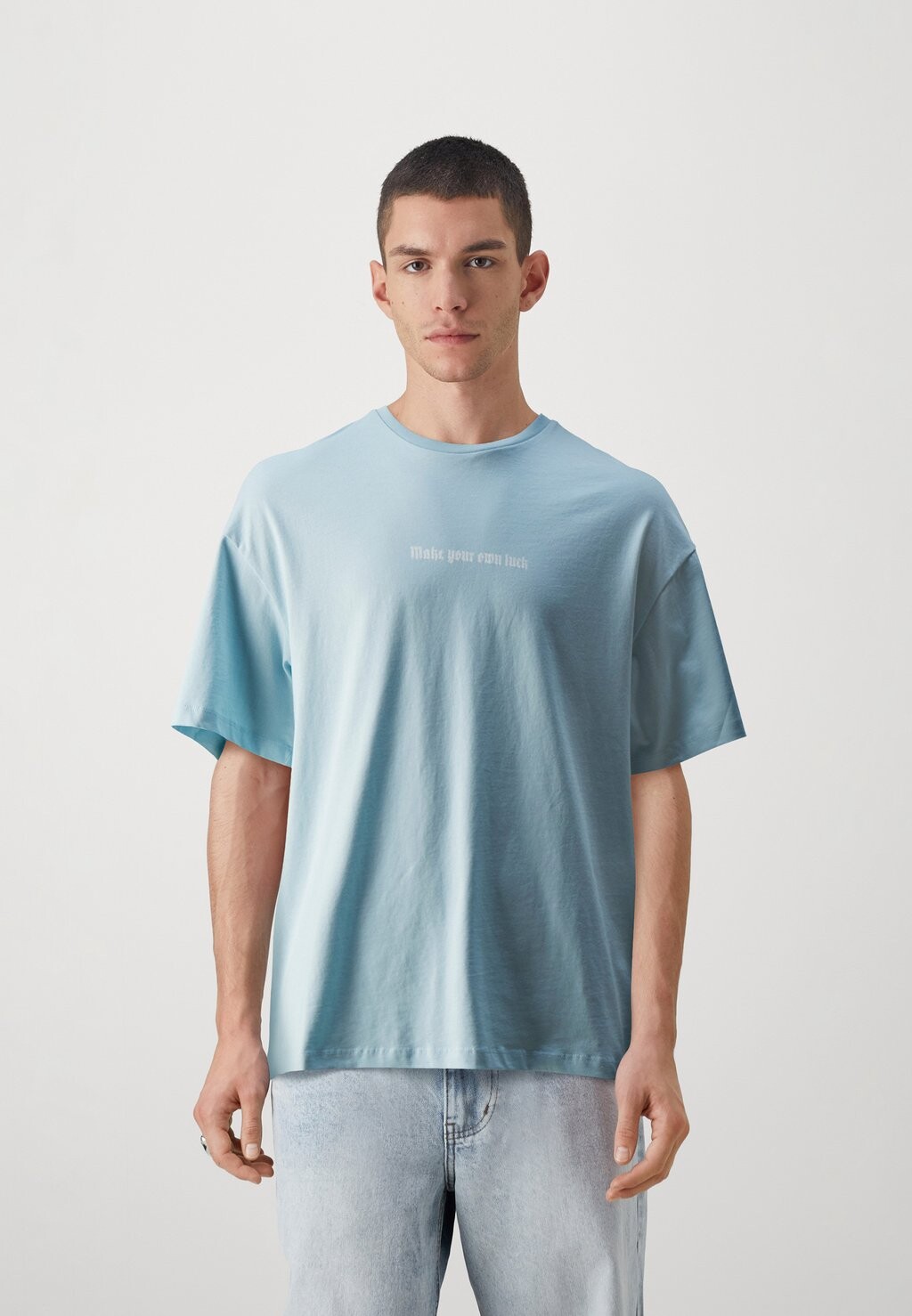 

Футболка с принтом JORANG TEE CREW NECK UNISEX Jack & Jones, цвет dream blue
