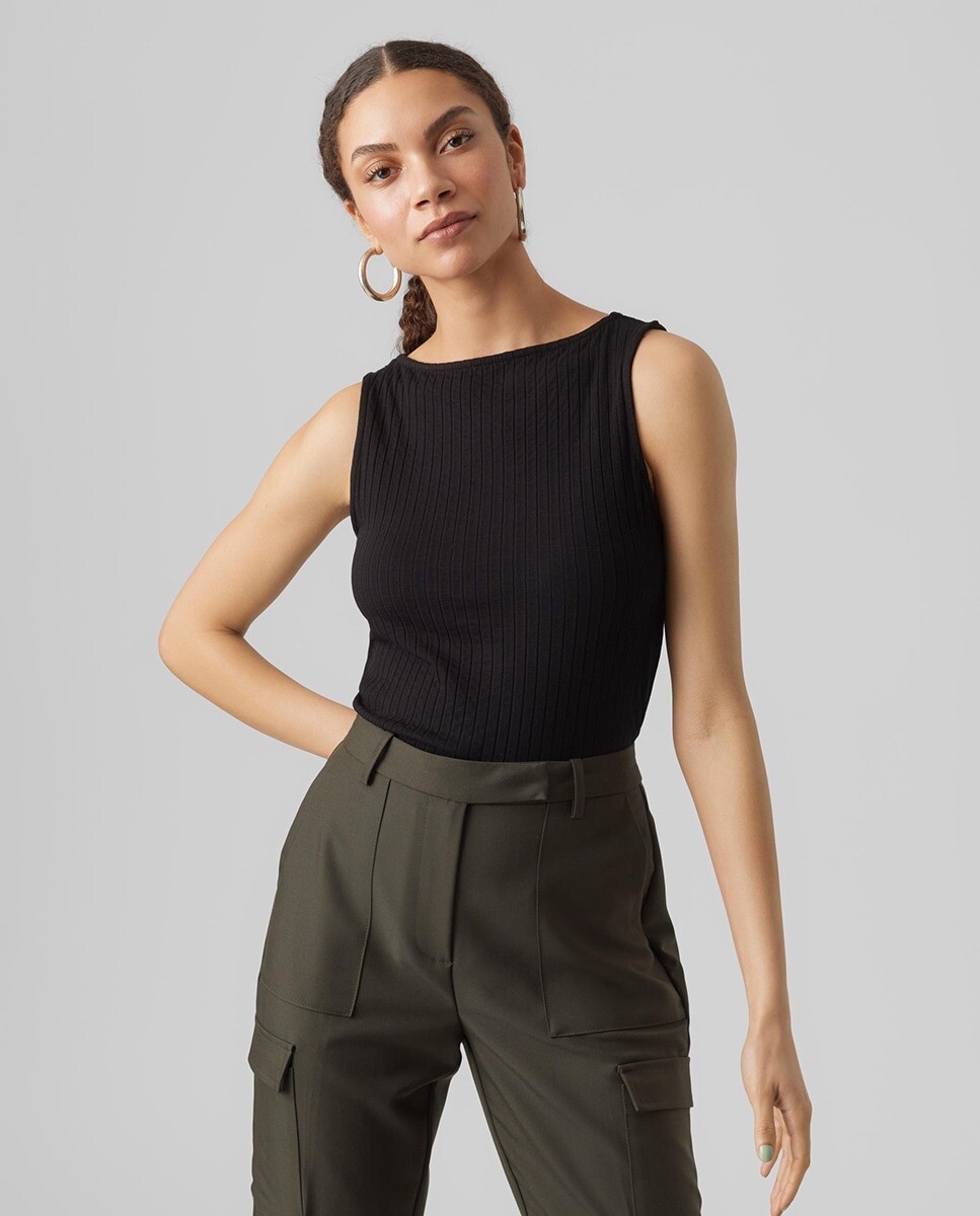 

Вязаный женский топ-комплект Vero Moda, черный