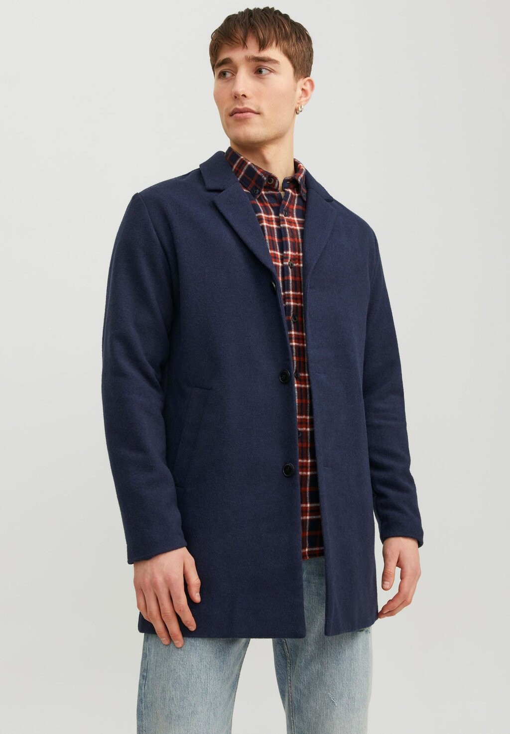 

Классическое пальто Jack & Jones ПАЛЬТО JJZAC, темно-синий