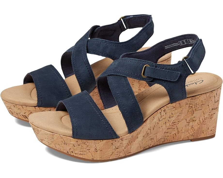 

Туфли Clarks Rose Way, цвет Navy Suede