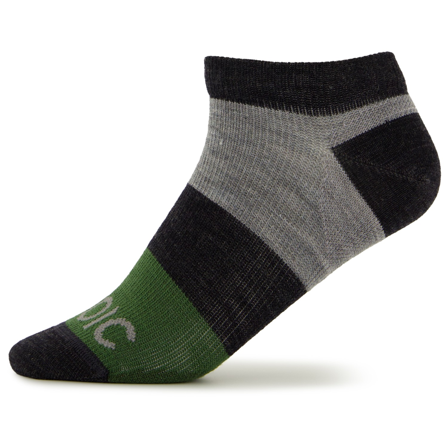 Многофункциональные носки Stoic Merino Everyday No Show Socks, цвет Anthra/Grass