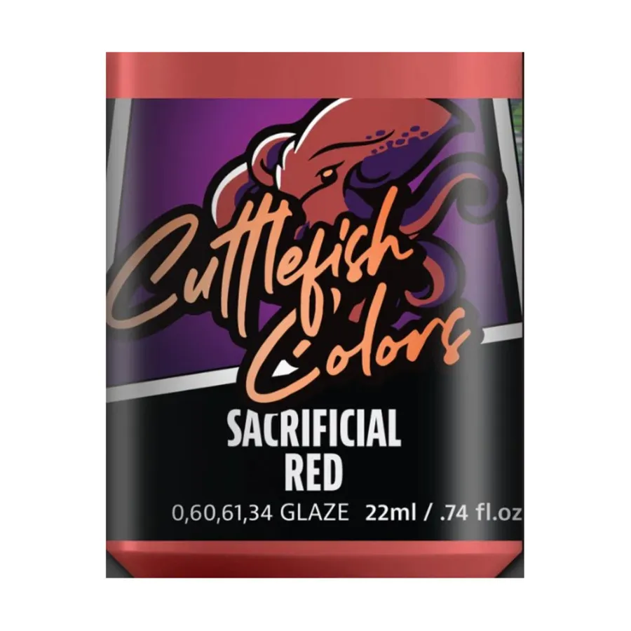 

Жертвенный красный, Cuttlefish Colors - Reds, Oranges, and Yellows (15ml)