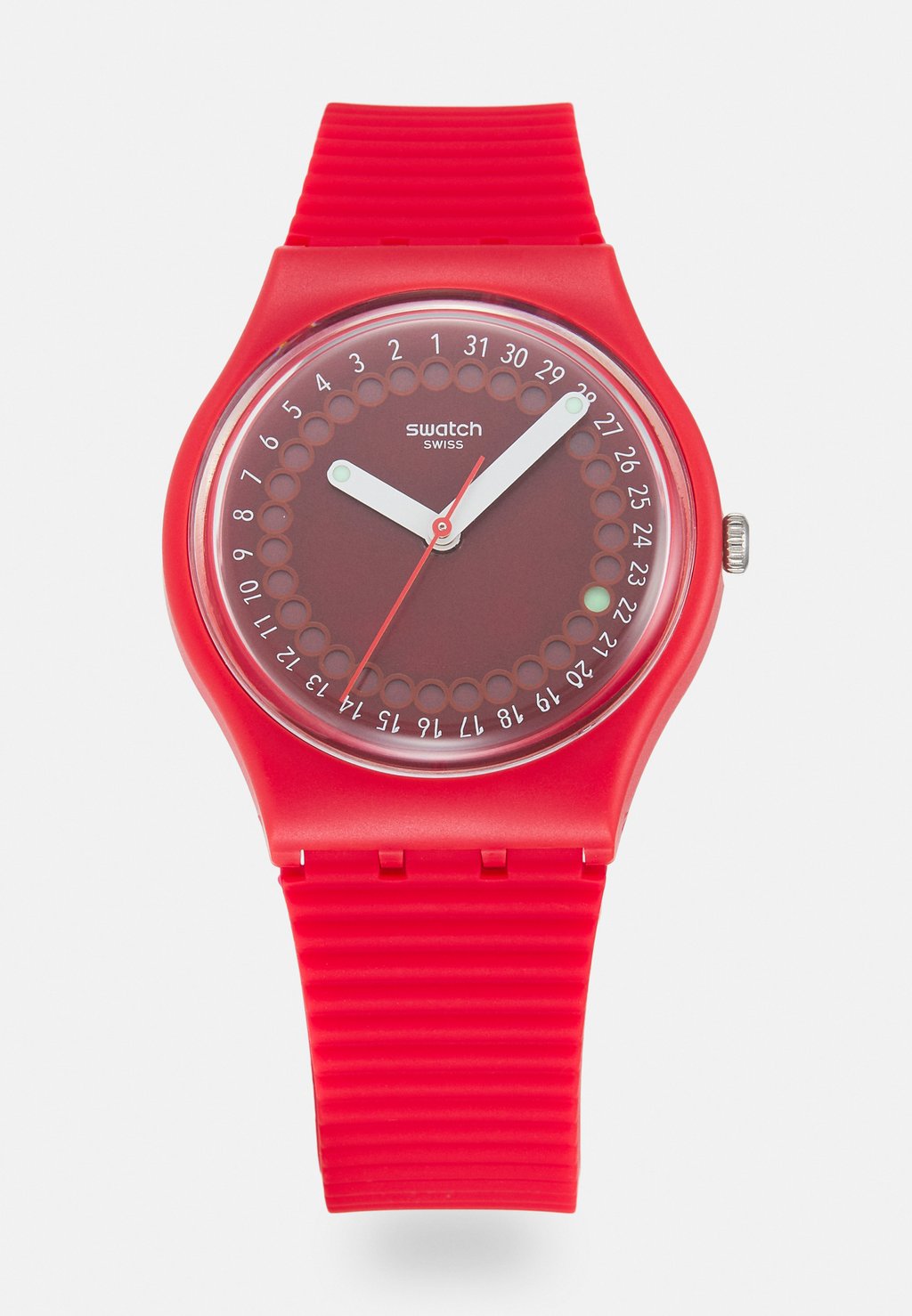 Часы Swatch, красный