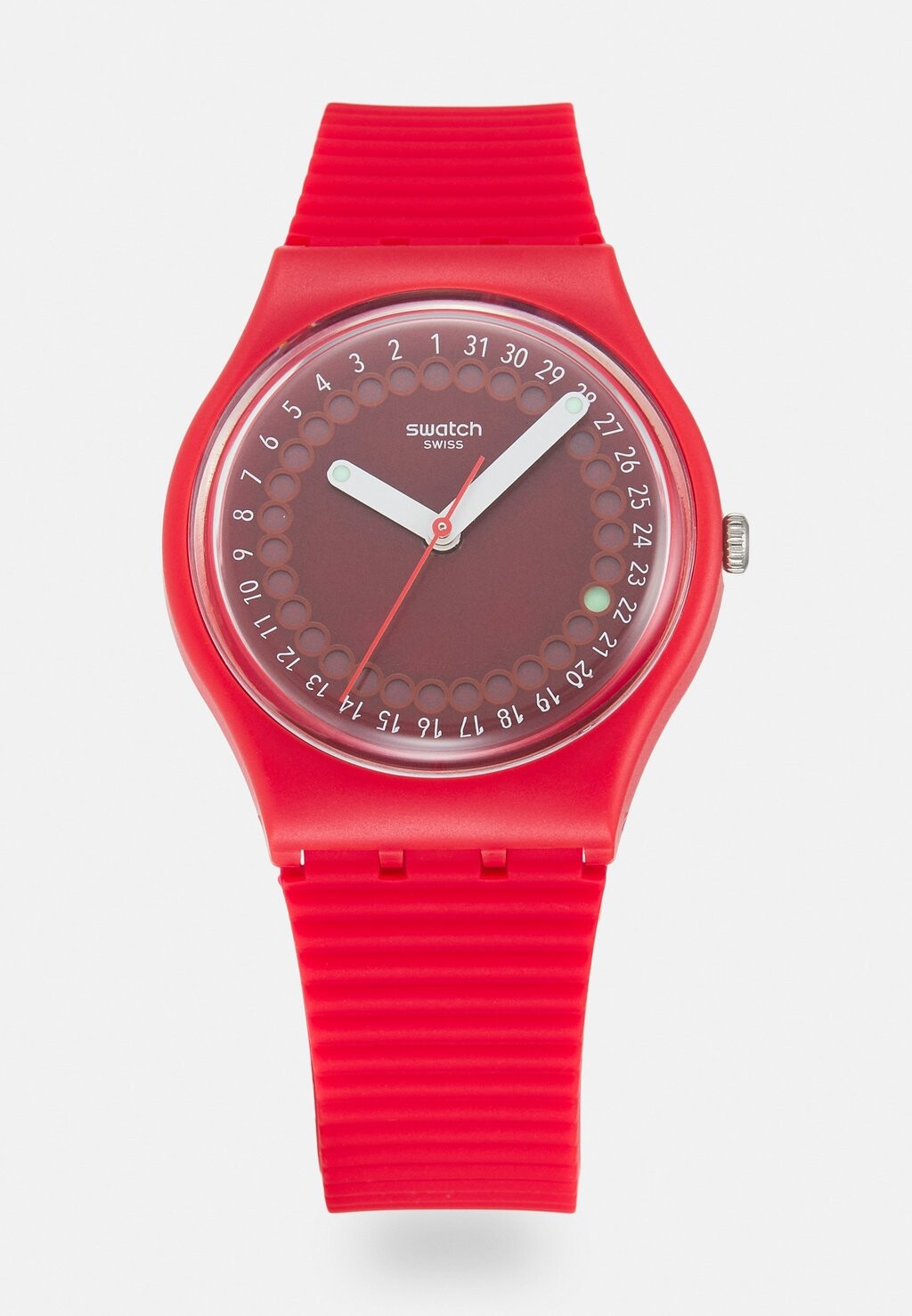 Часы Swatch, красный