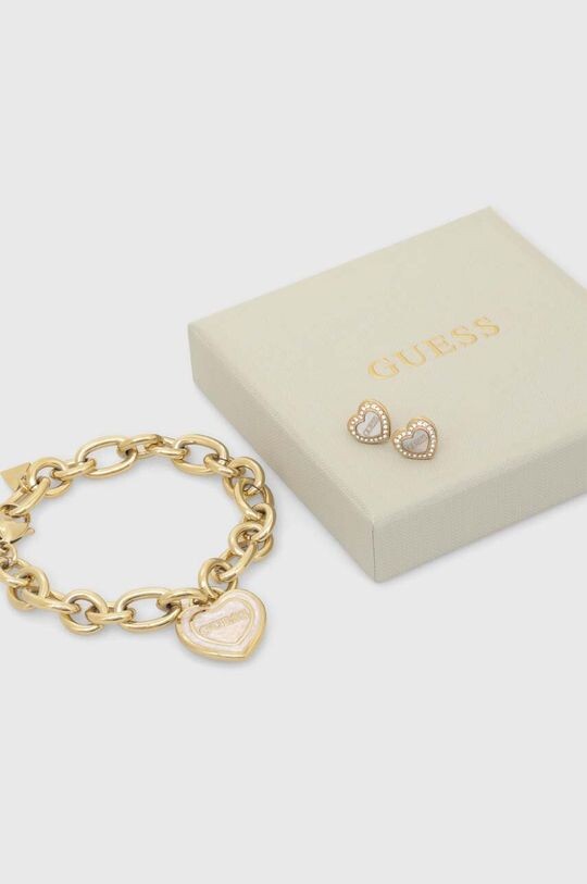 Браслет и серьги Guess, золото