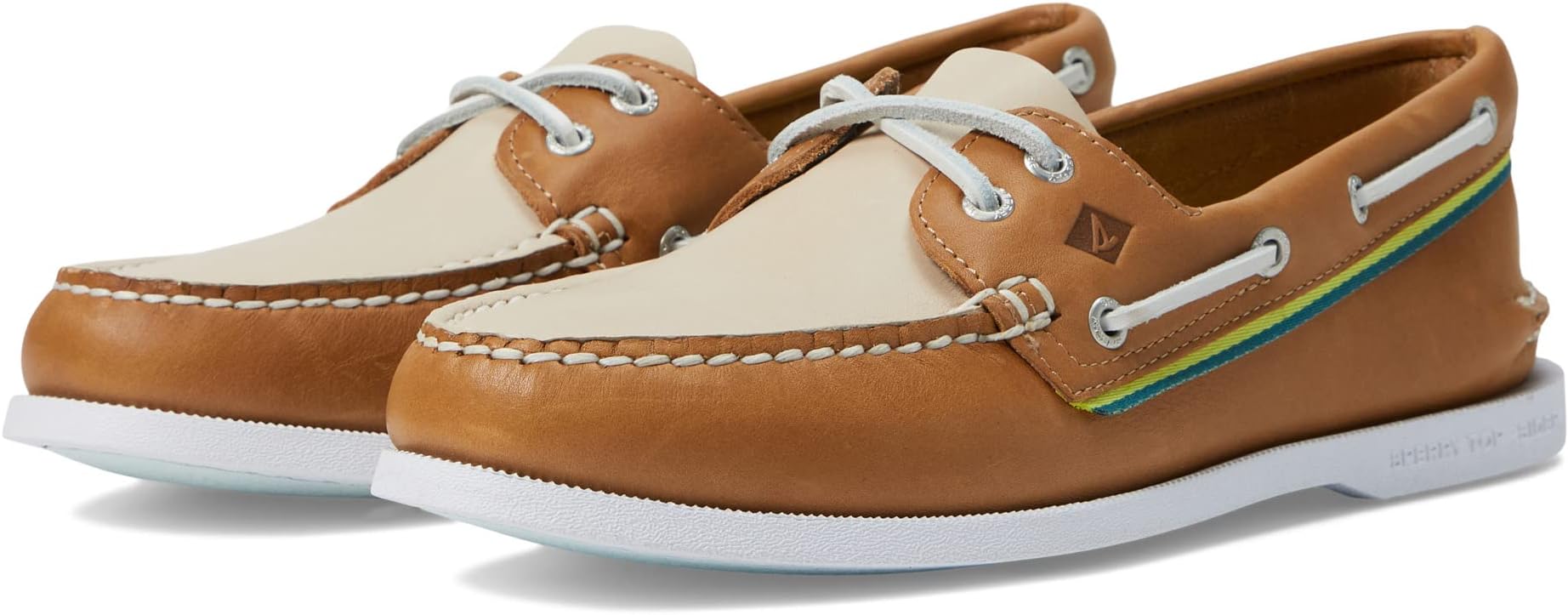 

Топсайдеры Authentic Original 2-Eye Sperry, цвет Tan Multi