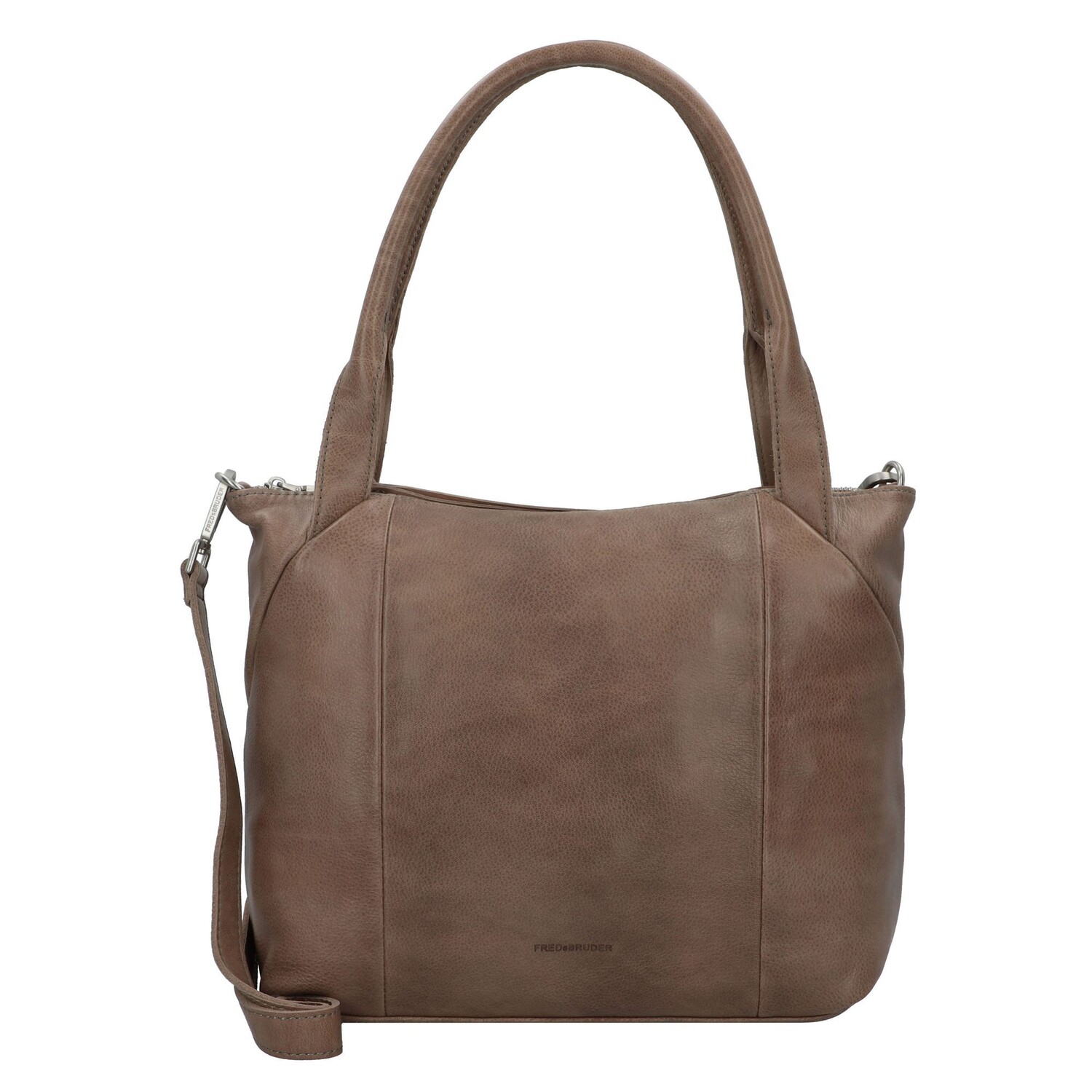 

Сумка через плечо FREDs BRUDER Mia Leder 32 cm, серо коричневый