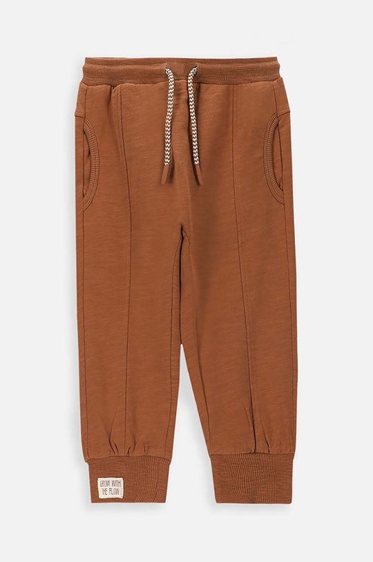 Coccodrillo Хлопковые спортивные штаны для малышей., коричневый