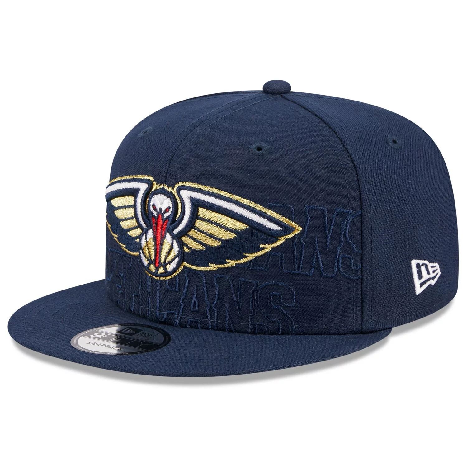 

Мужская кепка Snapback New Era Navy New Orleans Pelicans 2023 NBA Draft 9FIFTY