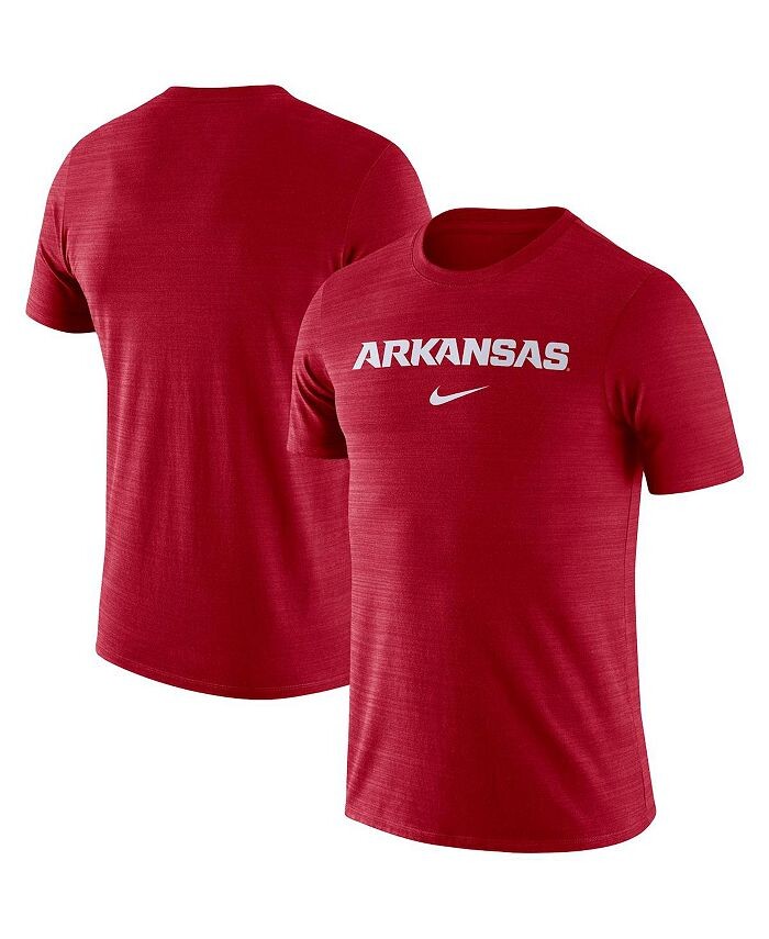 

Мужская футболка Cardinal Arkansas Razorbacks Team Issue Velocity Performance Nike, красный