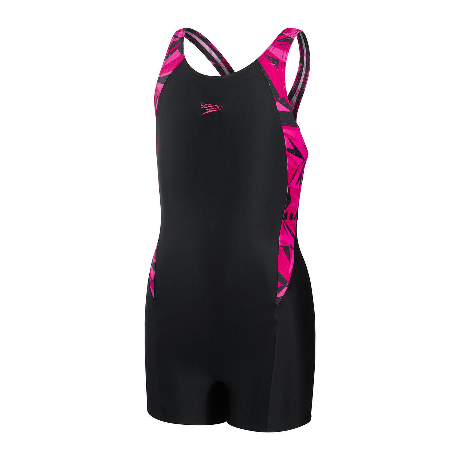 

Сплошной купальник для девочек Speedo H-Boom Splice, черный черный