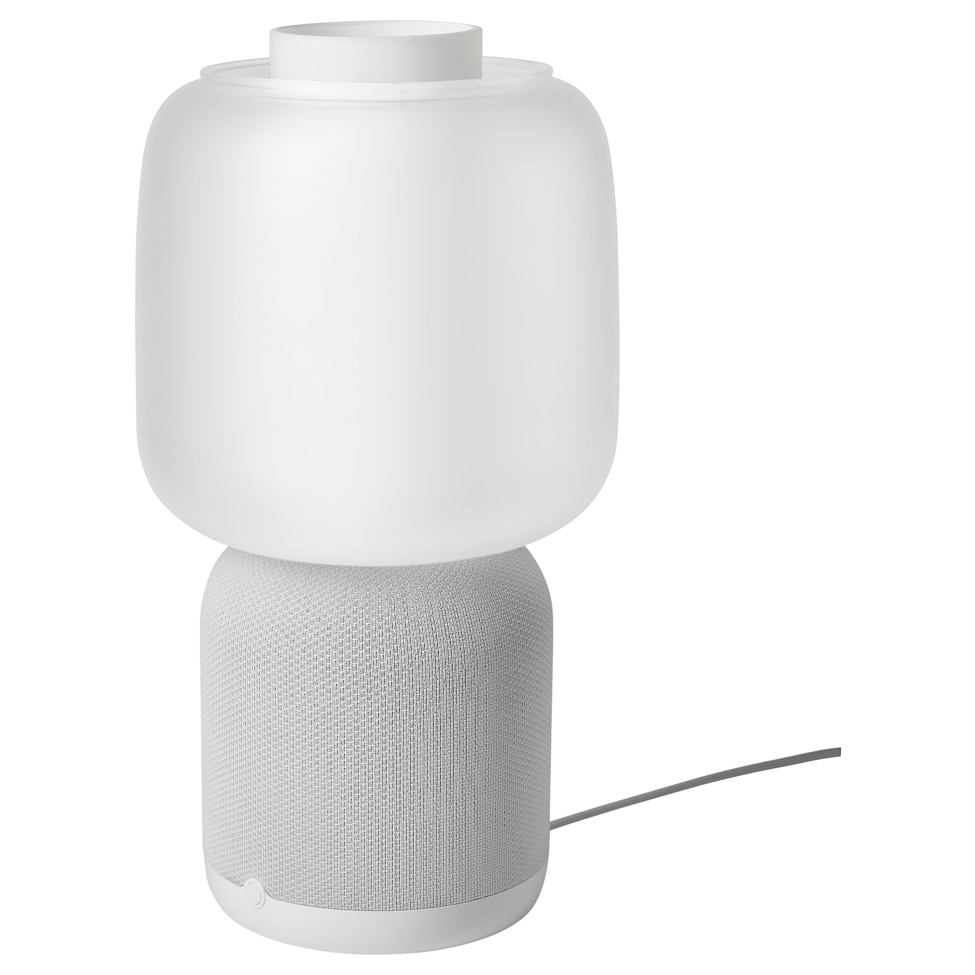 SYMFONISK Спикер-лампа с Wi-Fi, стеклянный абажур, белый IKEA