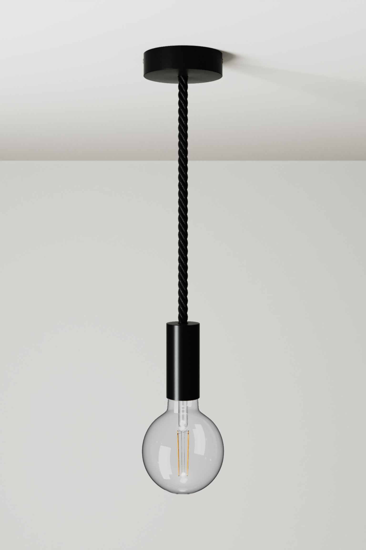 Потолочный светильник Creative Cables Wooden Ceiling, черный