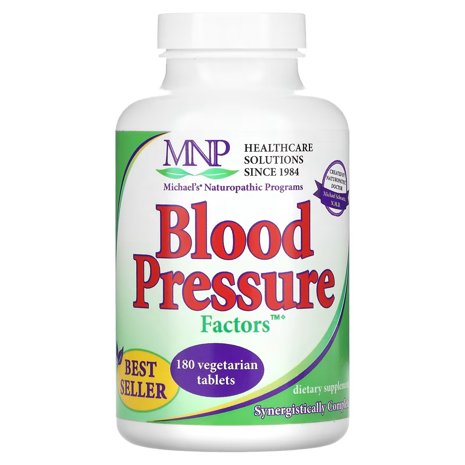 Michael's Naturopathic факторы кровяного давления, 180 вегетарианских таблеток