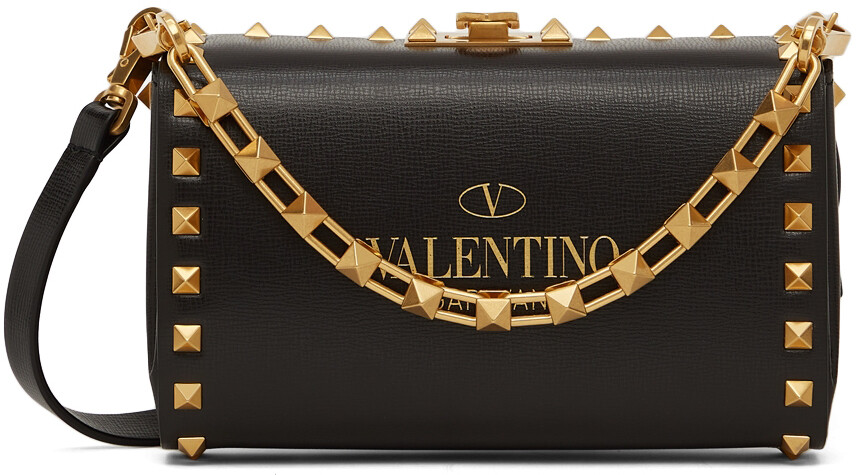 

Черный клатч Rockstud Alcove Valentino Garavani