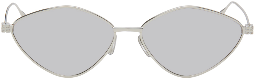 Серебряные солнцезащитные очки Speed Givenchy