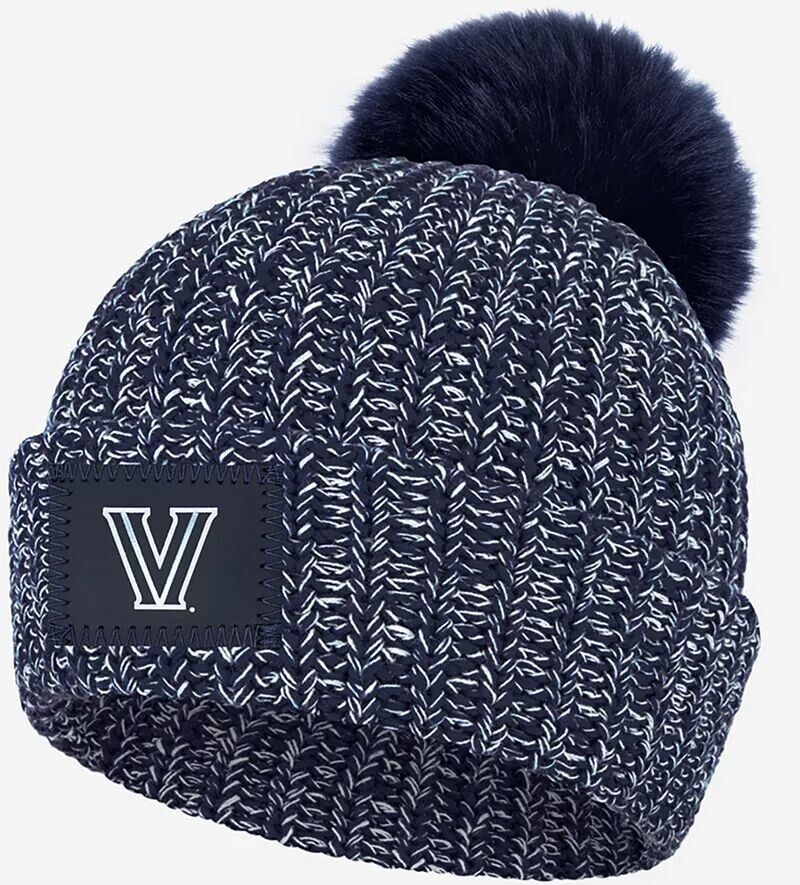 

Темно-синяя шапка с помпоном в крапинку Love Your Melon для взрослых Villanova Wildcats