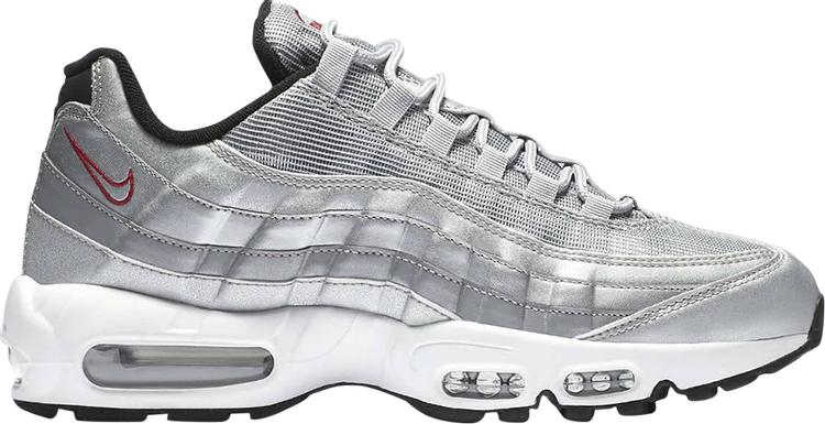 Nike air on sale max silver 95