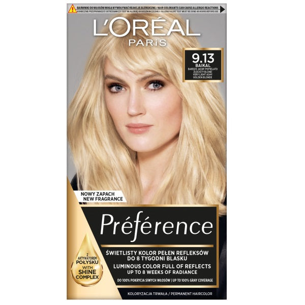 L'Oreal Paris Краска для волос Preference 9.13 Байкал