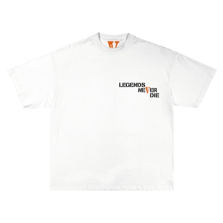 Футболка Vlone x Juice WRLD Butterfly Tee 'White', белый - фото