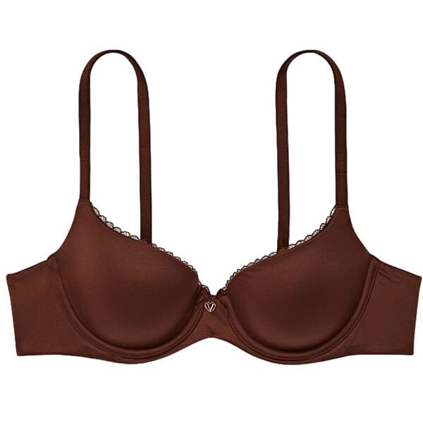 

Бюстгальтер Victoria's Secret Body By Victoria Smooth Lightly Lined Demi, коричневый
