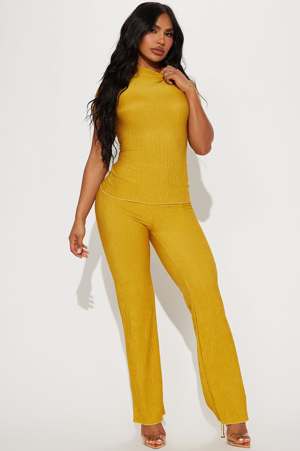 

Брюки Fashion Nova KSJ4602A, желтый