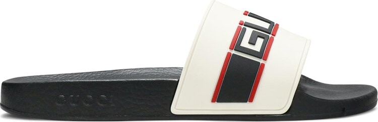 

Сандалии Gucci Slide Poppy, кремовый