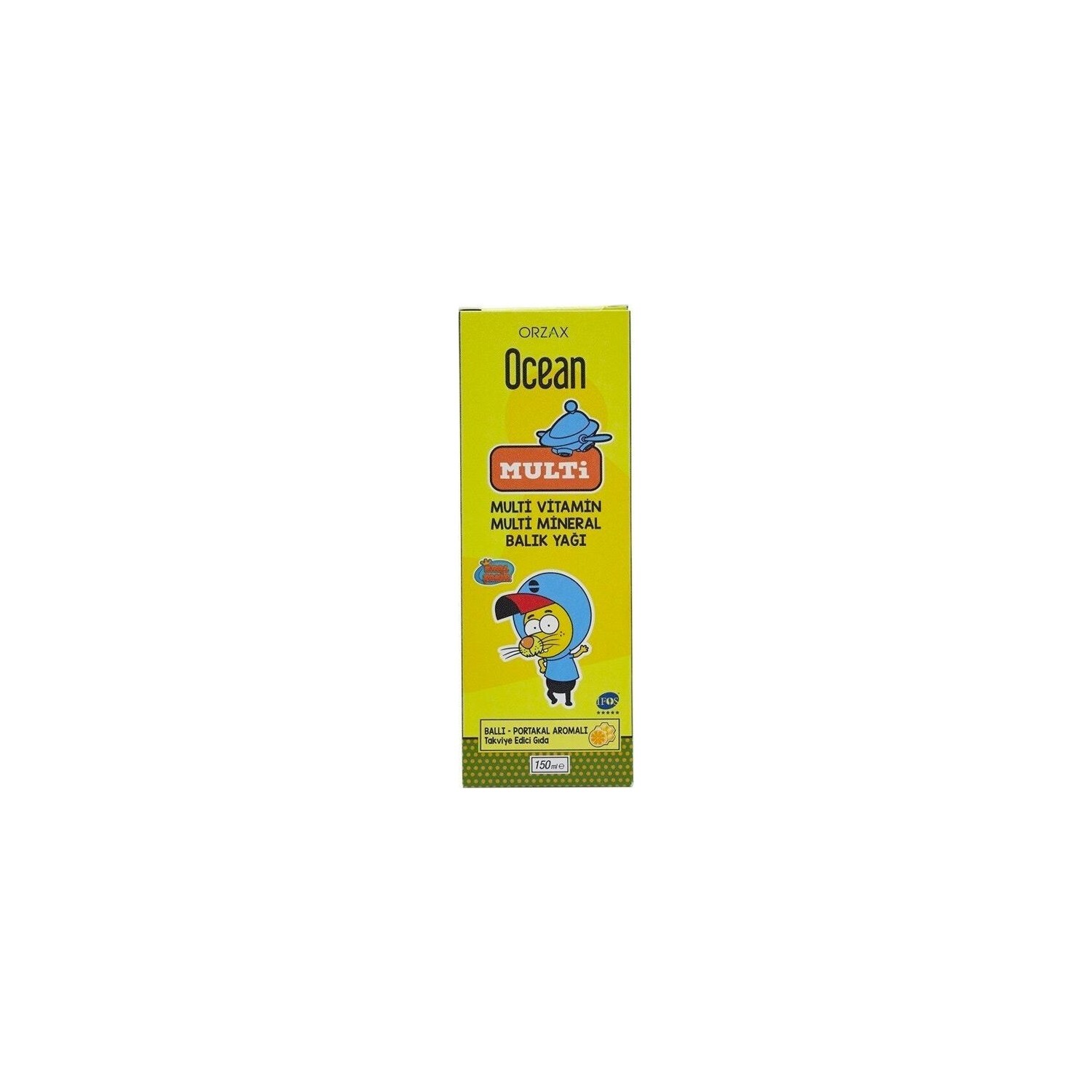 

Сироп Orzax Ocean Fish Oil со вкусом меда и апельсина, 150 мл