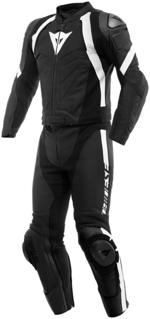

Dainese Avro 4 Двухкомнатный кожаный костюм для мотоциклов, черный/белый