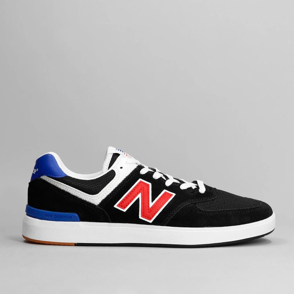 

Кроссовки New Balance 574, черный/синий/красный