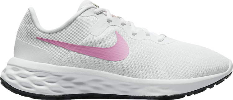 Кроссовки Nike Wmns Revolution 6 Next Nature 'White Pink Spell', белый