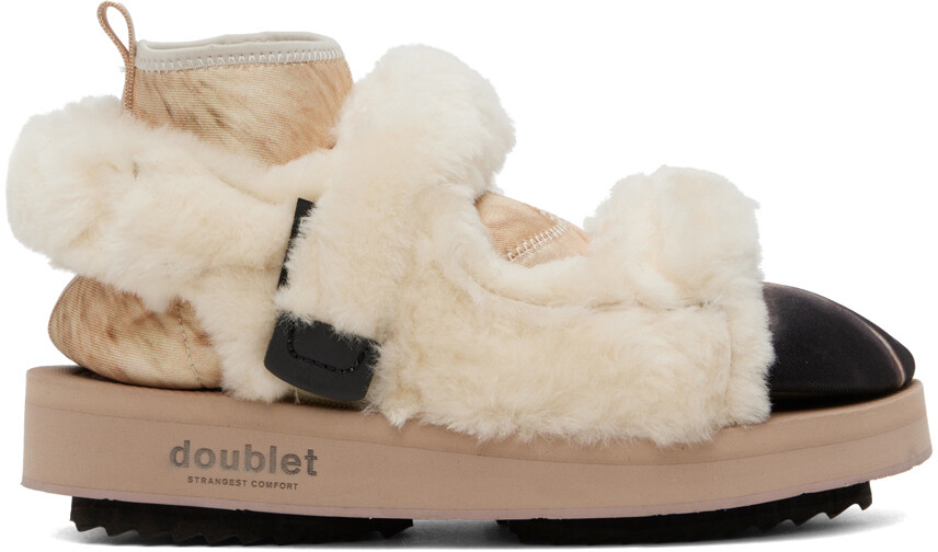

Бежевые сандалии Suicoke Edition Animal Foot Doublet