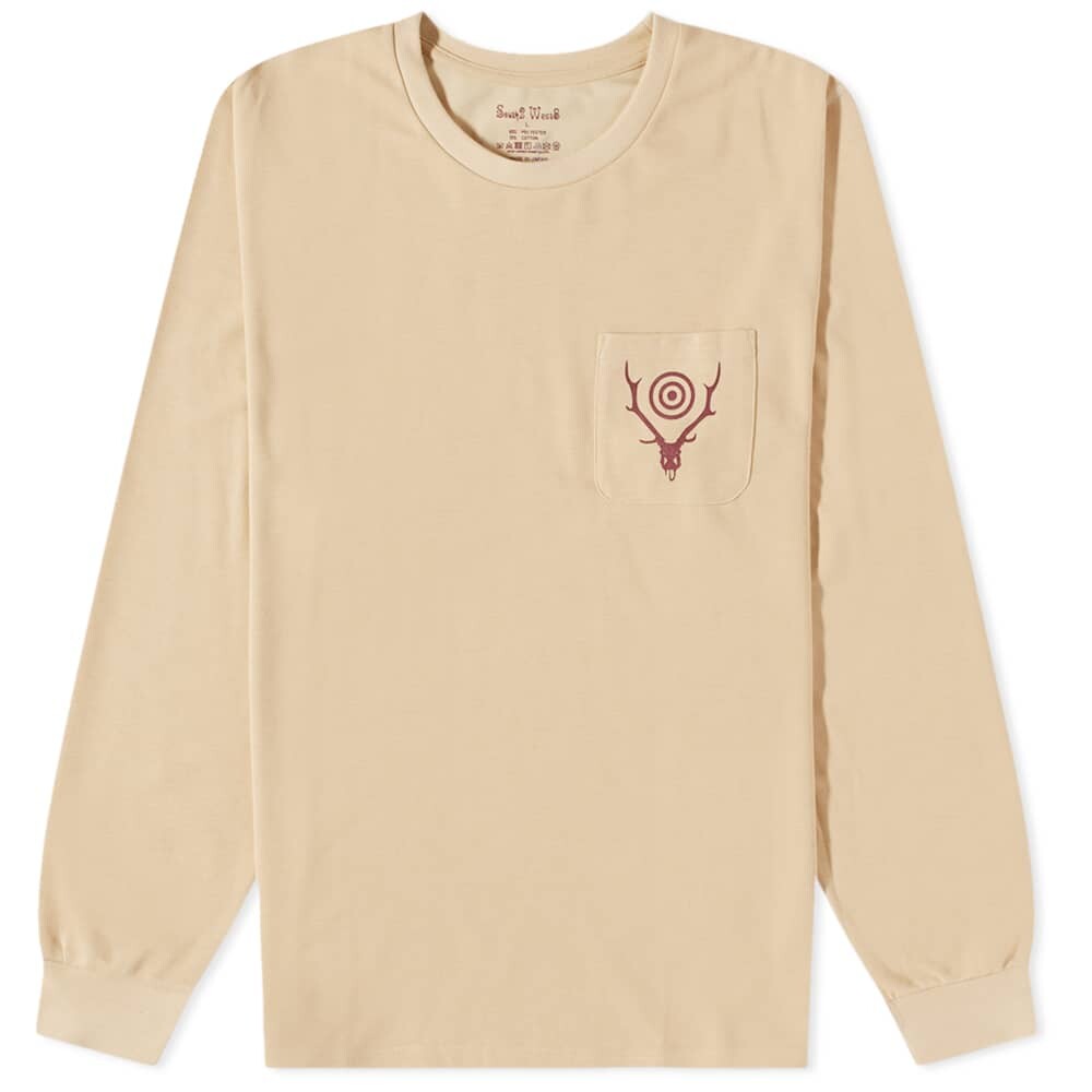 

Футболка South2 West8 Long Sleeve Round Pocket Logo Tee