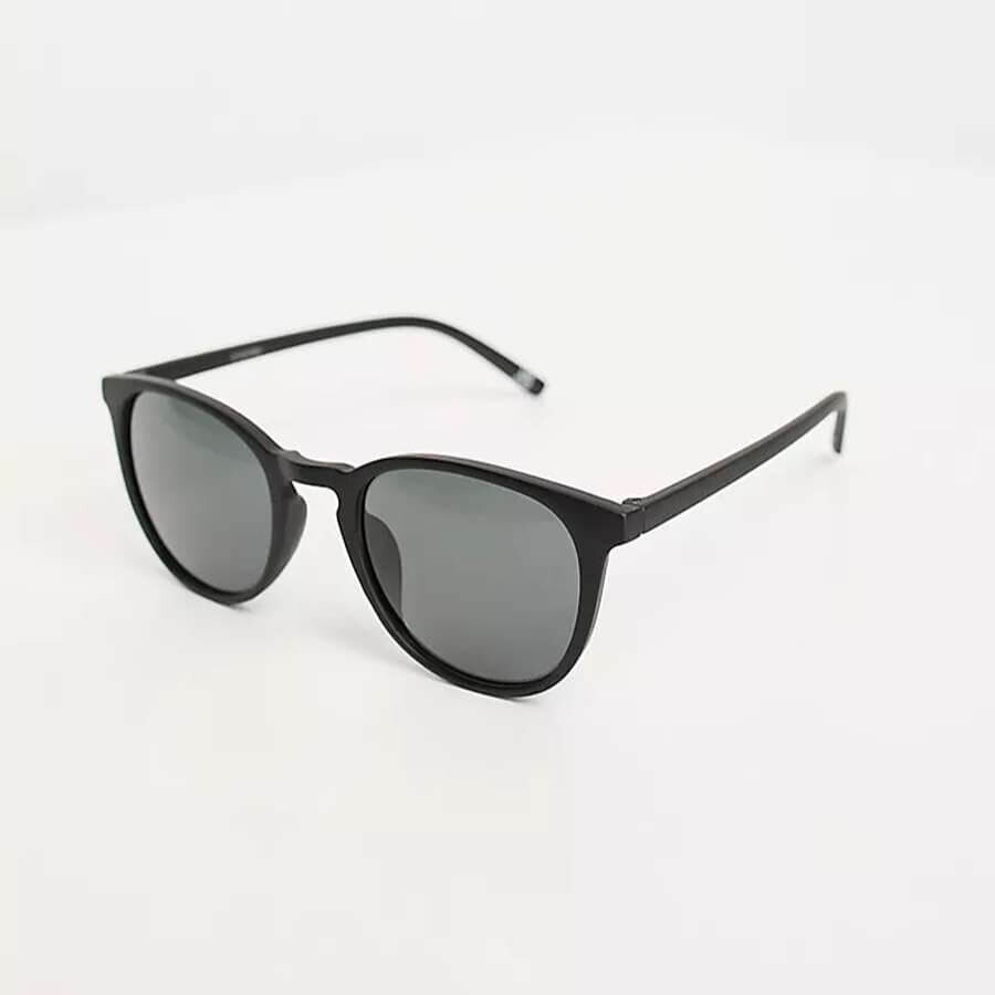 

Солнцезащитные очки Asos Design Fine Frame Round, черный