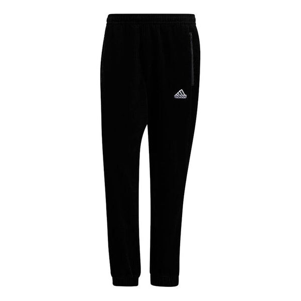 

Спортивные штаны Adidas Embroidered Logo Corduroy Bundle Feet Sports Black, Черный