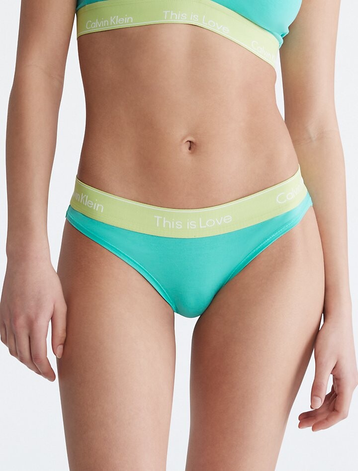 

Тональное бикини Pride This Is Love Calvin Klein, зеленый