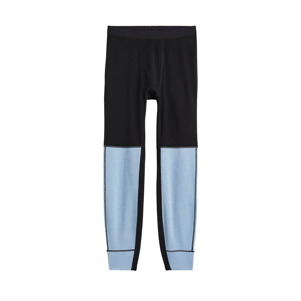 

Спортивные колготки H&M Wool Blend Underwear, черный/голубой