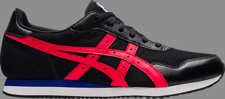 

Кроссовки tiger runner 'black electric red' Asics, черный