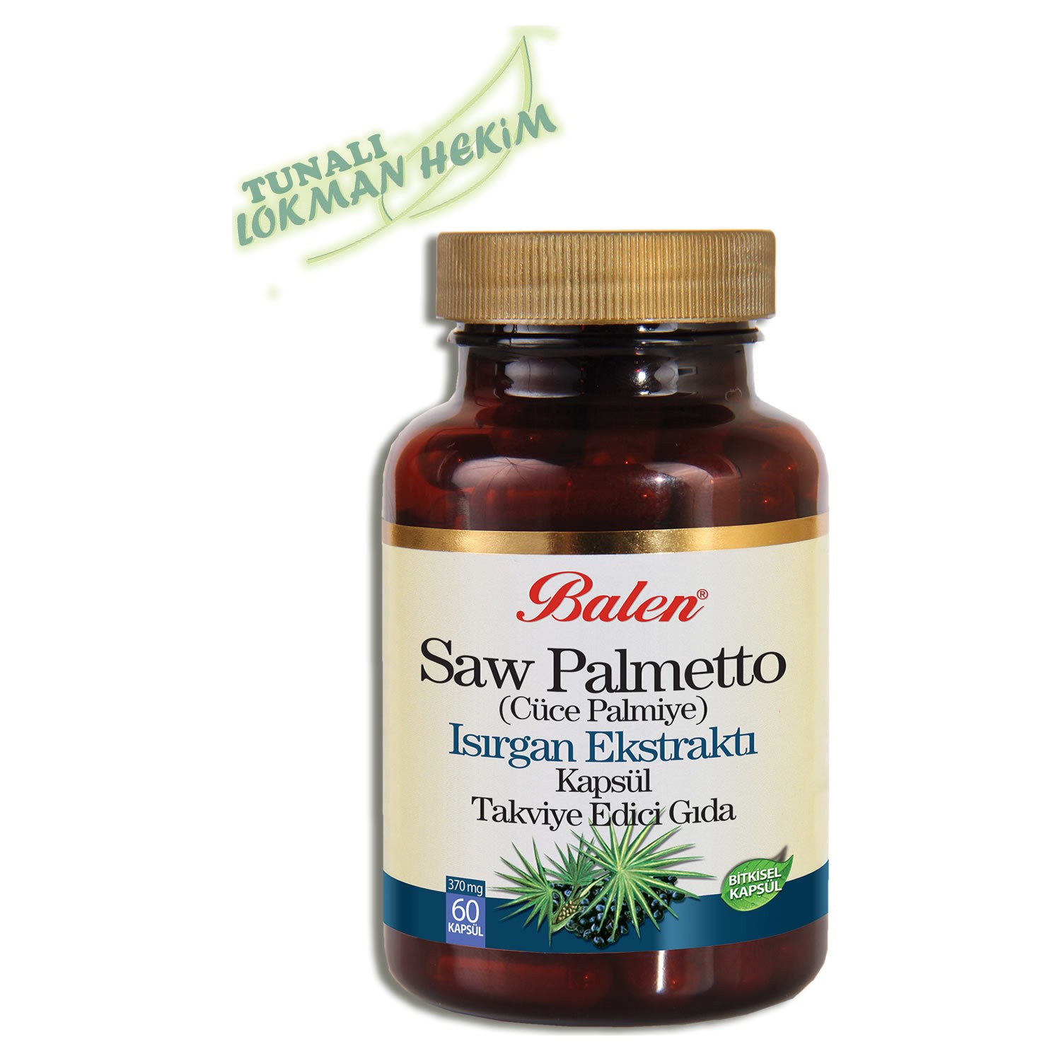 Пищевая добавка Balen Saw Palmetto 300 мг, 60 капсул