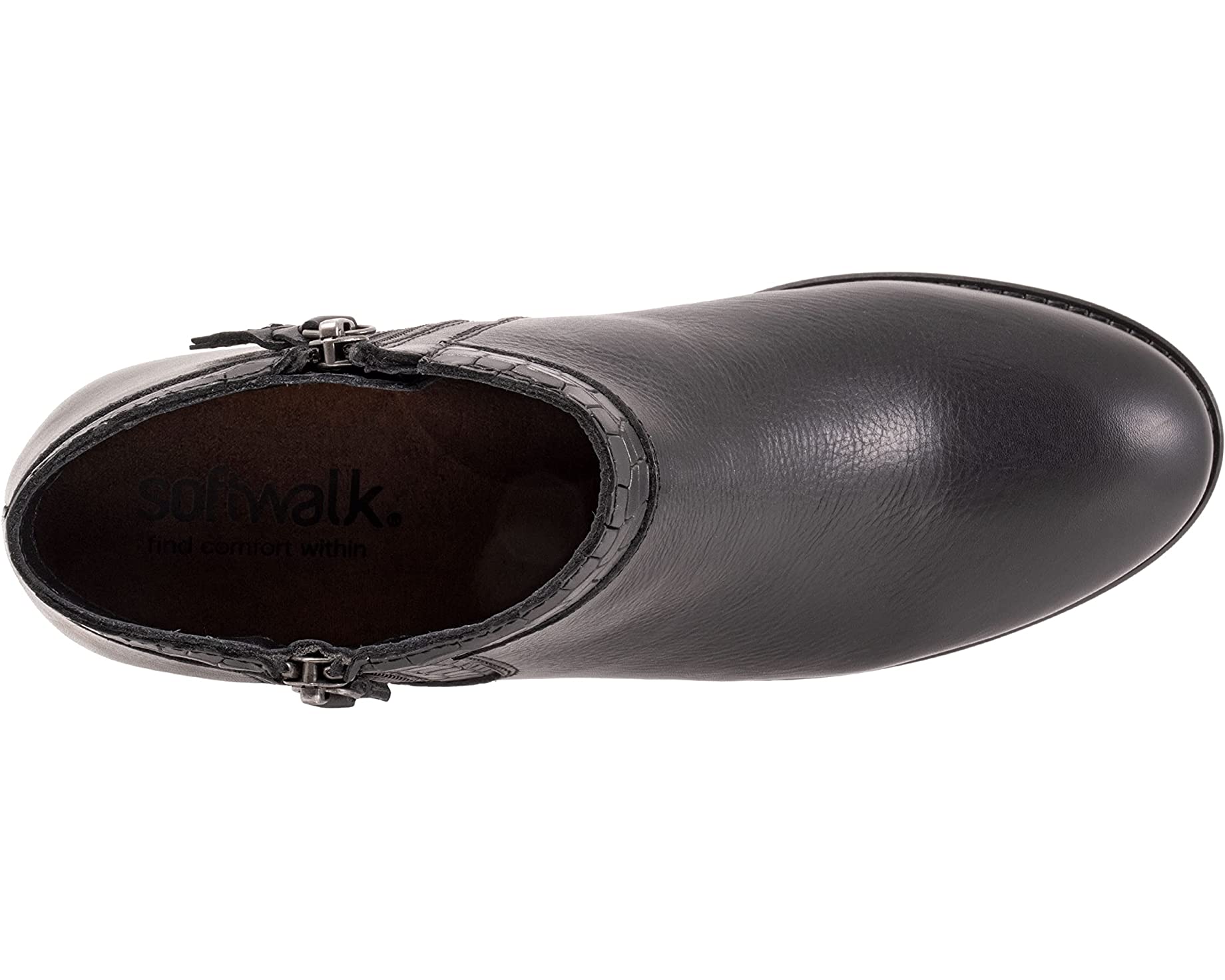 сапоги warner softwalk цвет luggage Ботинки Rubi SoftWalk, черный