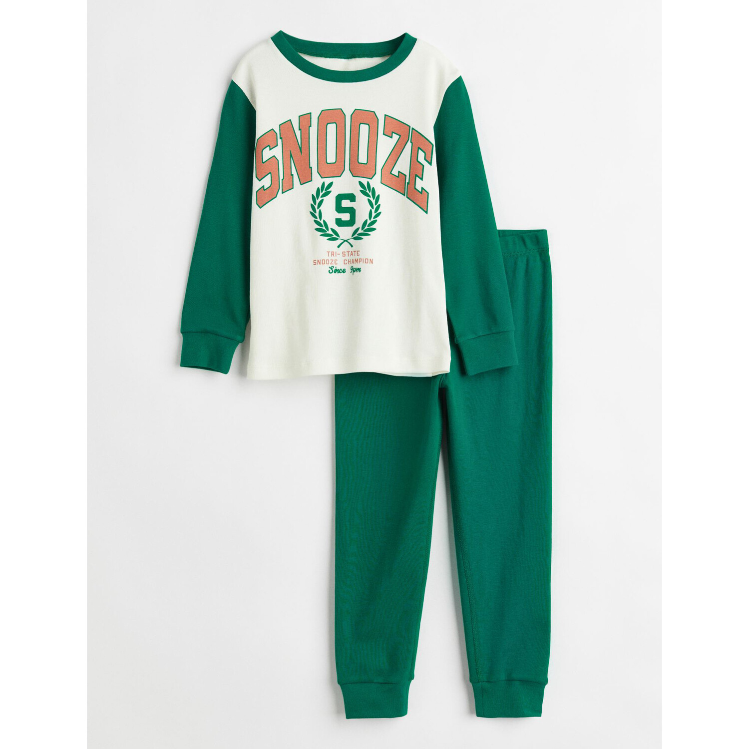 

Пижамы из джерси H&M Snooze, темно-зеленый