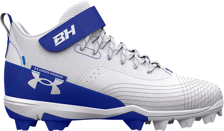 

Бутсы Under Armour Harper 7 Mid RM White Royal, белый
