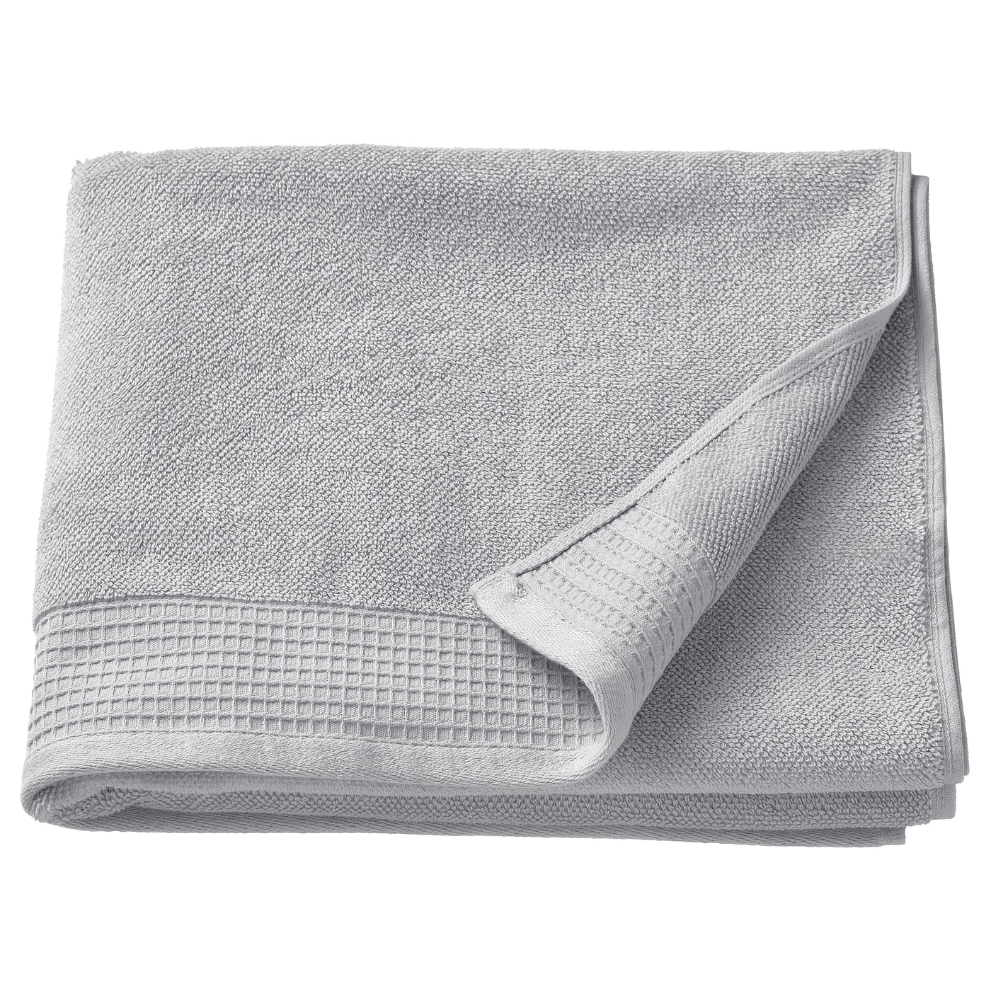 цена VINARN ВИНАРН Банное полотенце, светло-серый, 70x140 см IKEA