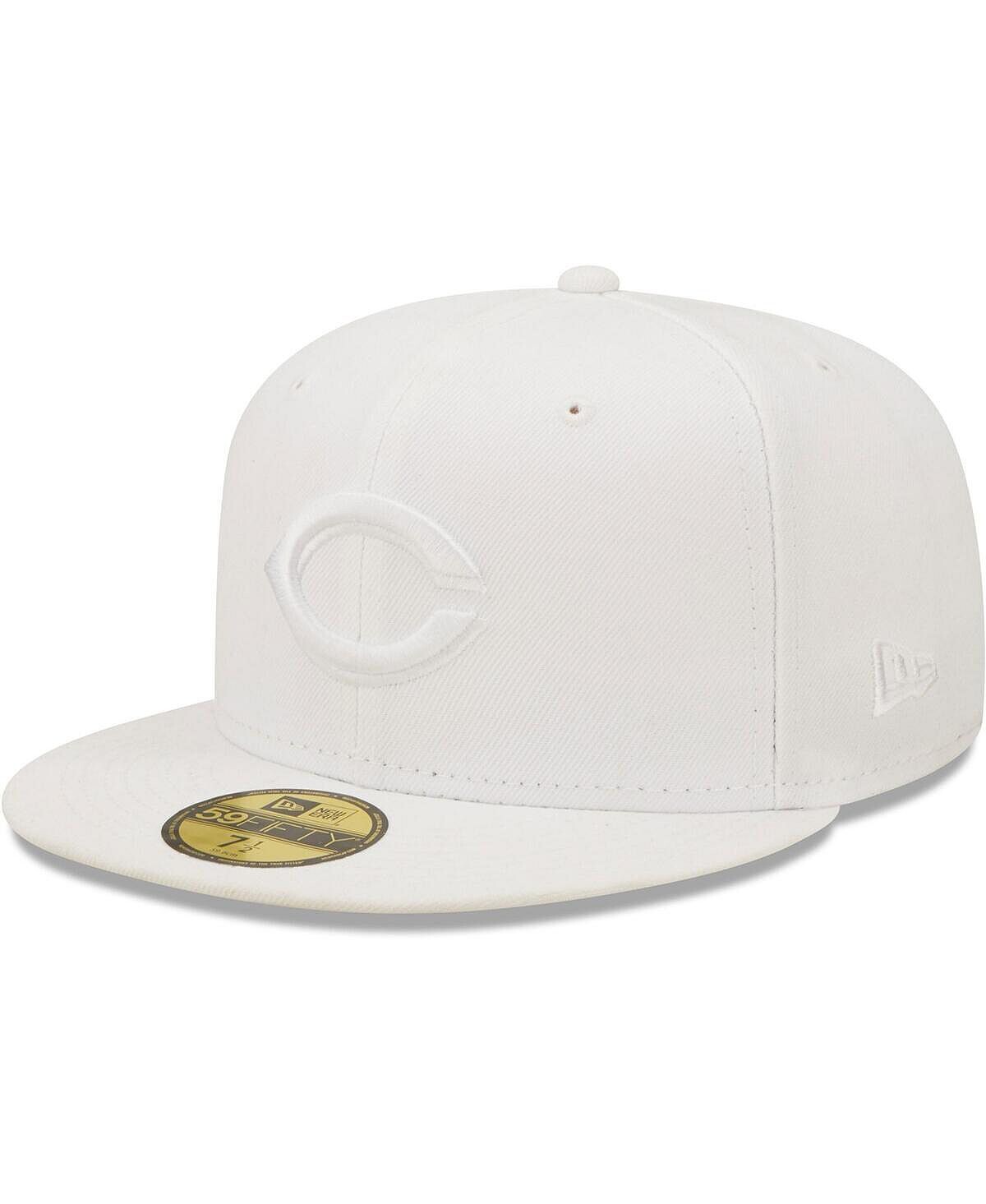 

Мужская приталенная шляпа Cincinnati Reds White on White 59FIFTY New Era