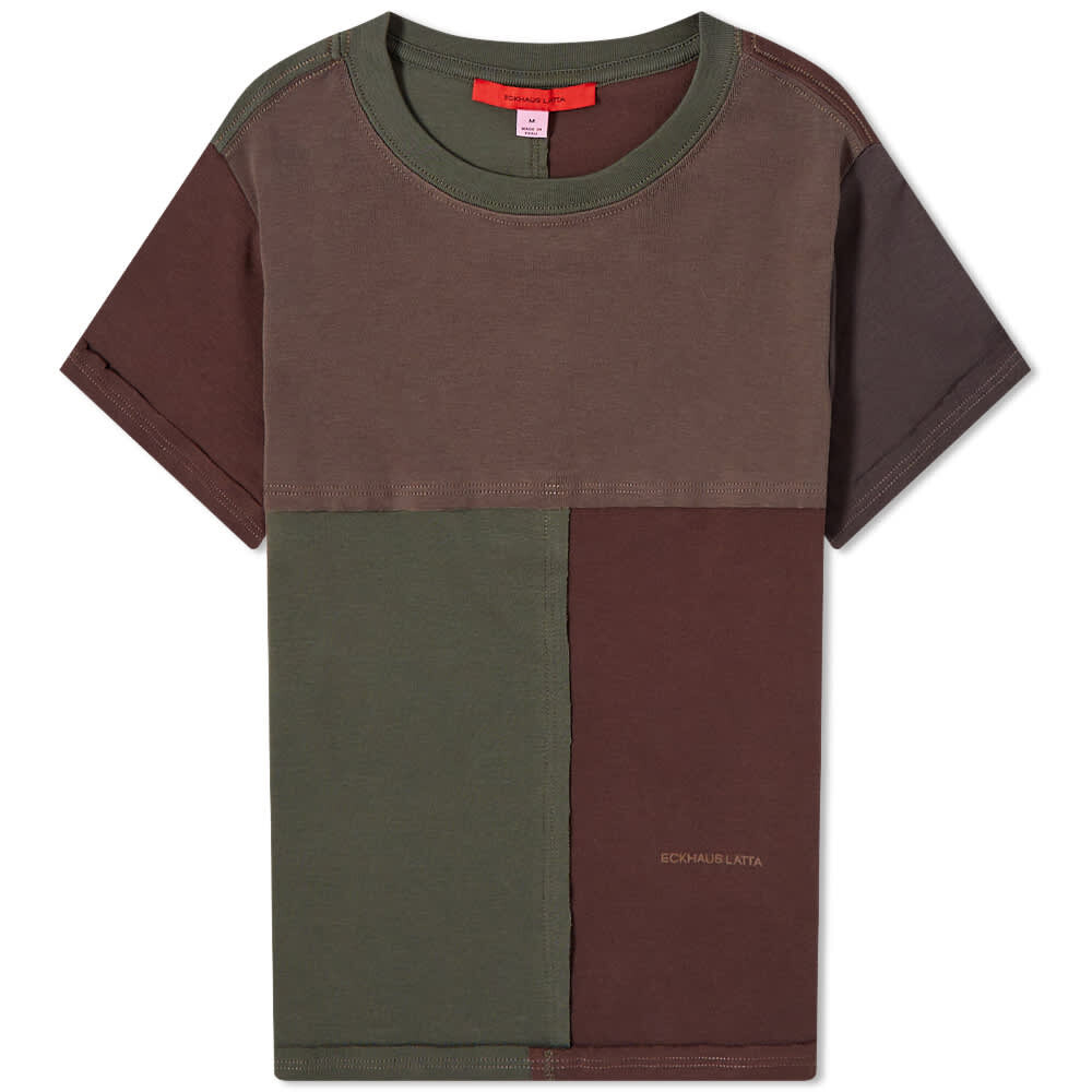 

Футболка Eckhaus Latta Lapped Baby Tee, Коричневый