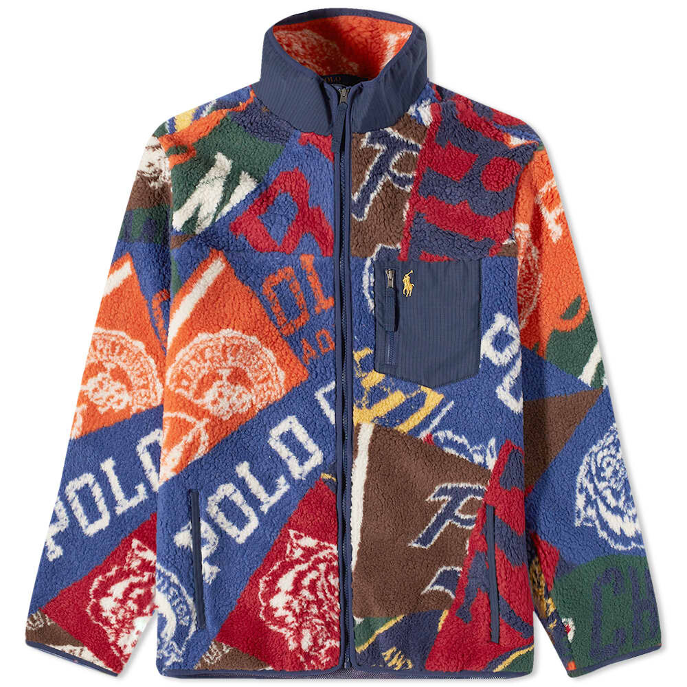 

Футболка Varsity Multi Logo Zip Fleece Polo Ralph Lauren