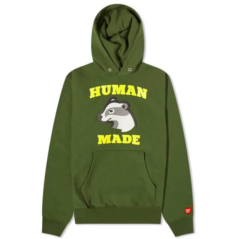 

Толстовка Human Made Badger, зеленый